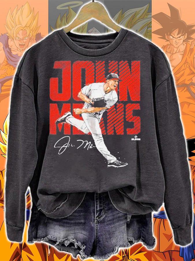 John Means Baltimore Bold Baseball T-Shirt t-shirt sweatshirt