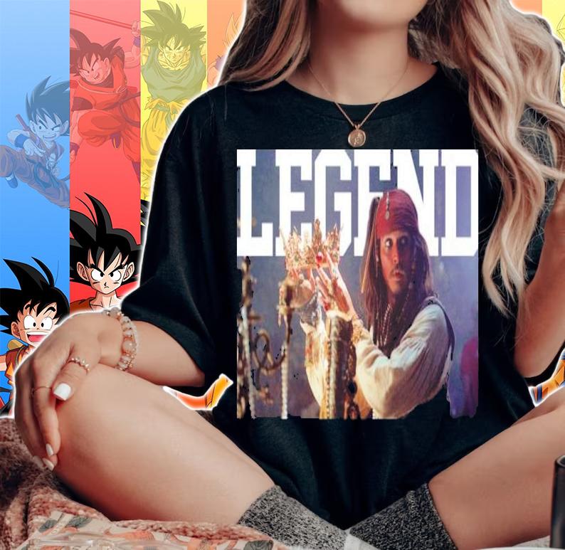 Johnny Depp Legend The Pirate Pocket Shirt t-shirt woman shirt