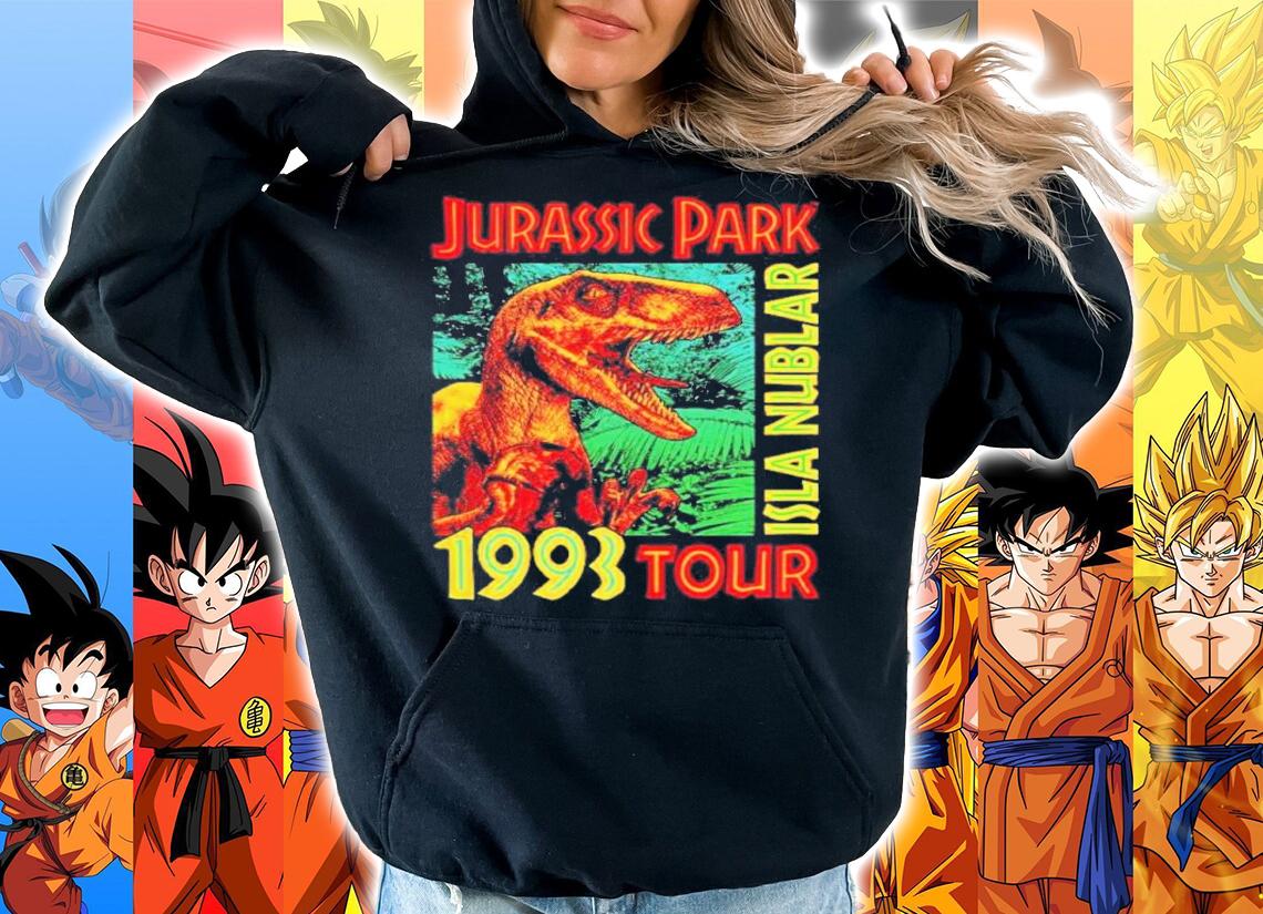 Jurassic Park 1993 Tour Isla Nublar shirt t-shirt hoodie