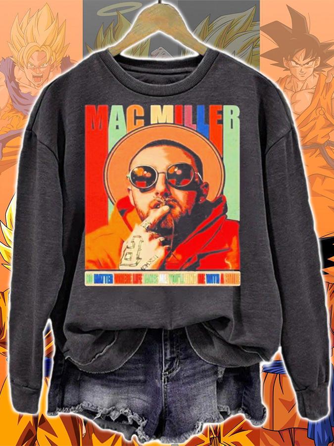 Mac No Matter Where Life Takes Me You'll Find Me With A Smile Vintage Shirt t-shirt sweatshirt