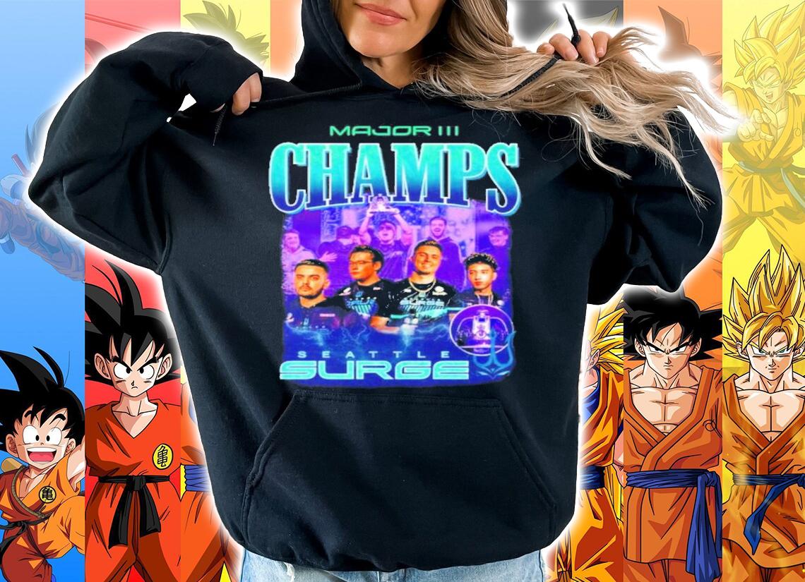 Major III Champs 2022 Seattle Surge T-Shirt t-shirt hoodie