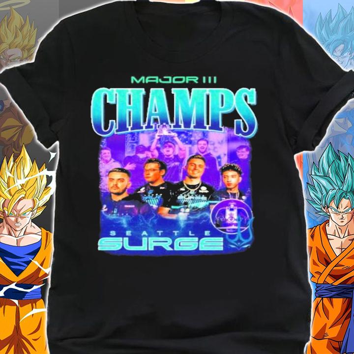 Major III Champs 2022 Seattle Surge T-Shirt t-shirt shirt