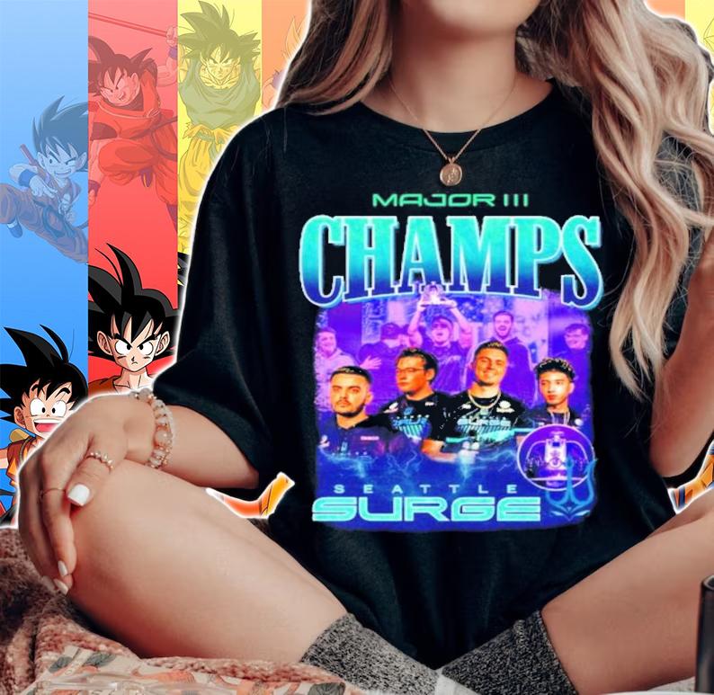 Major III Champs 2022 Seattle Surge T-Shirt t-shirt woman shirt