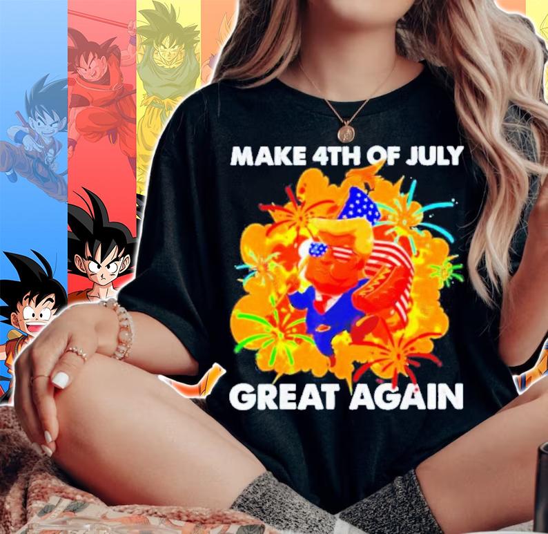 Make 4th Of July Great Again Donald Trump Patriotic Shirt t-shirt woman shirt