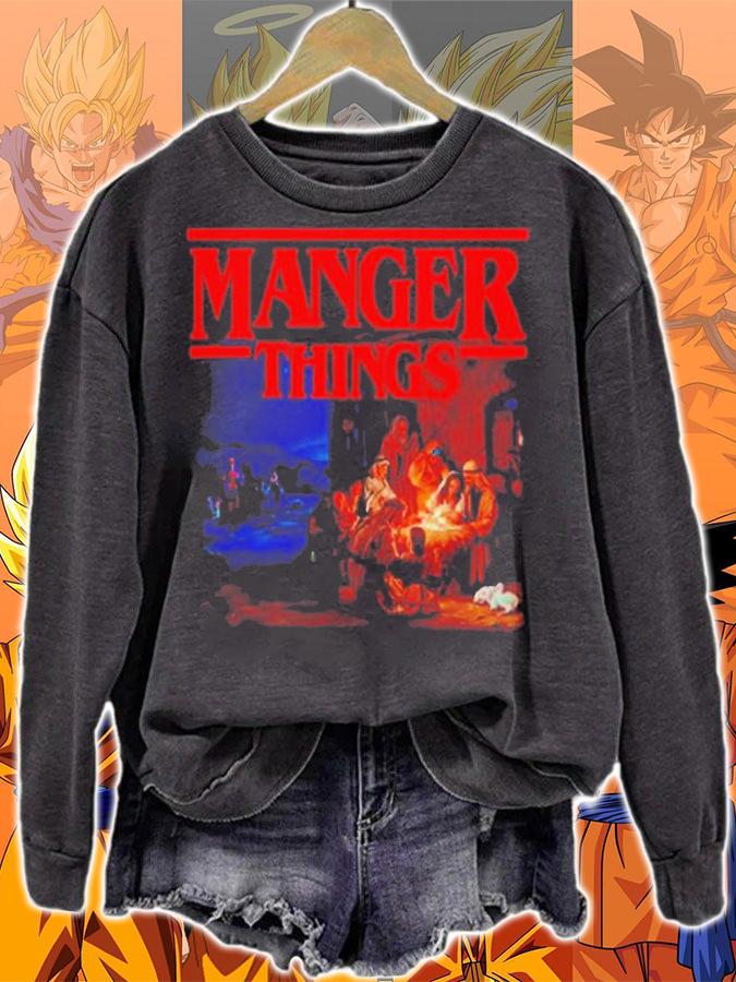 Manger Things Shirt t-shirt sweatshirt