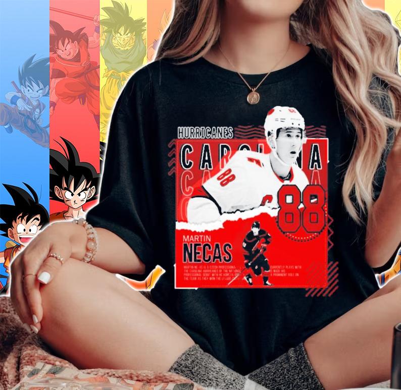 Martin Necas Hockey Paper Poster Hurricanes T-Shirt t-shirt woman shirt