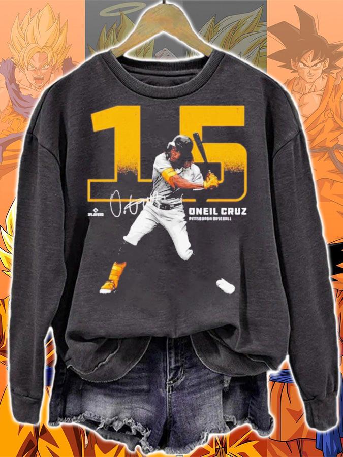 Oneil Cruz Pittsburgh Outline Baseball Shirt t-shirt sweatshirt