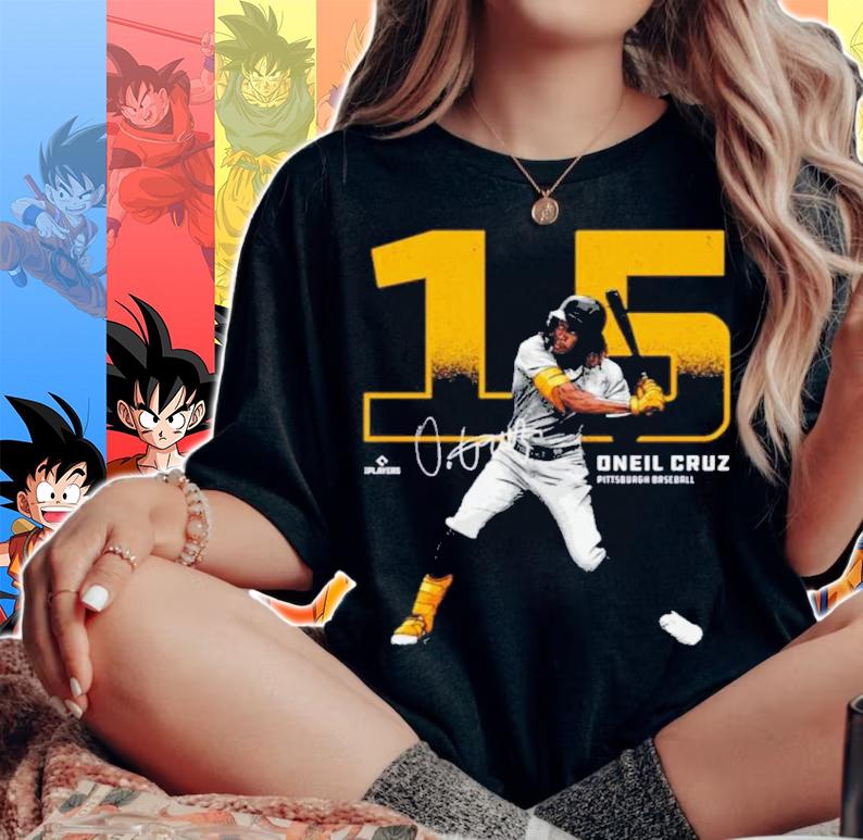 Oneil Cruz Pittsburgh Outline Baseball Shirt t-shirt woman shirt