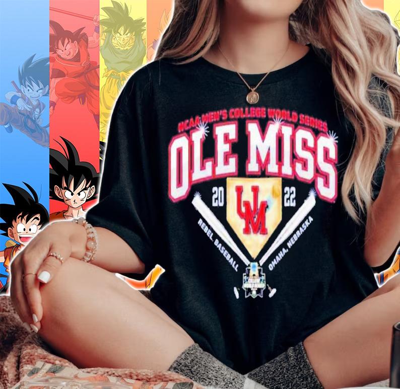 NCAA Men's College World Series Ole Miss Rebel Baseball Omaha Nebraska t-shirt woman shirt