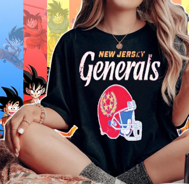 New Jersey Generals Vintage Helmet Shirt t-shirt woman shirt