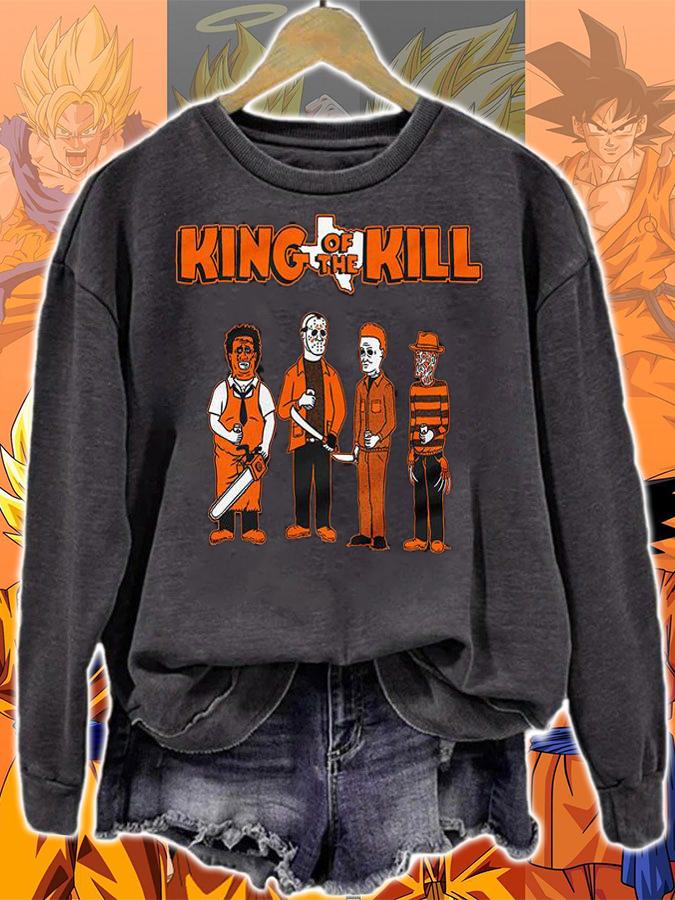 King of the Kill Horror Movies Characters Halloween t-shirt sweatshirt