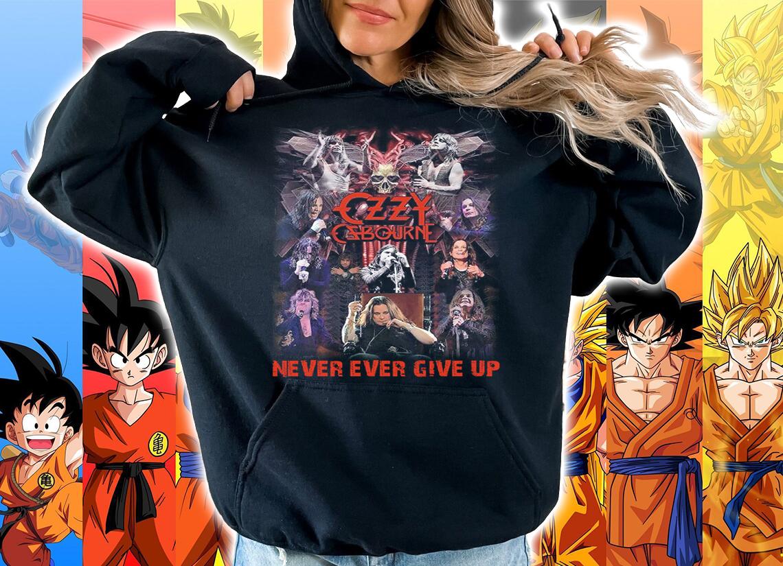 Ozzy Osbourne Never Ever Give Up t-shirt hoodie