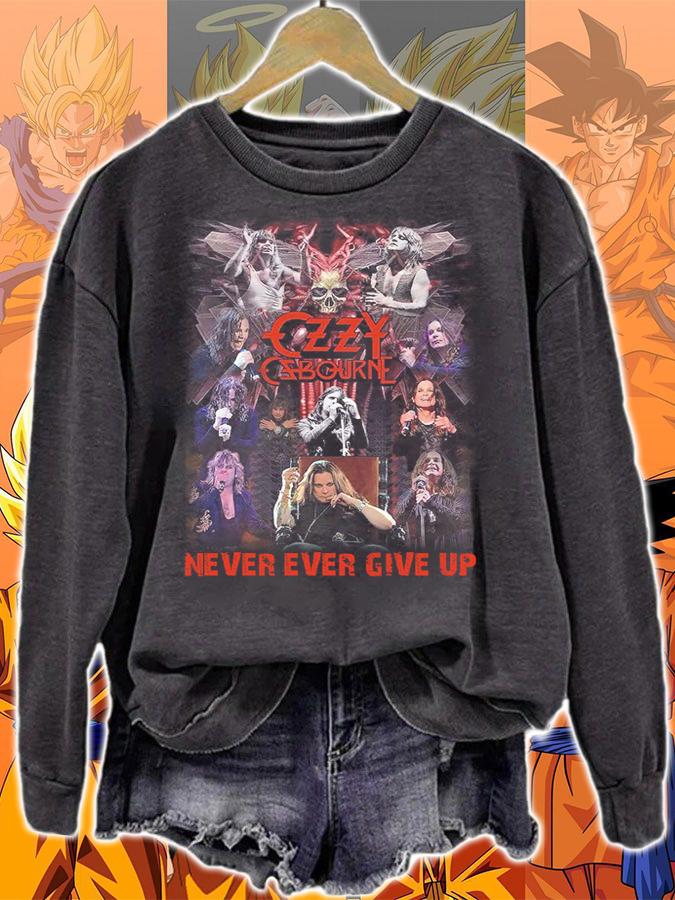 Ozzy Osbourne Never Ever Give Up t-shirt sweatshirt