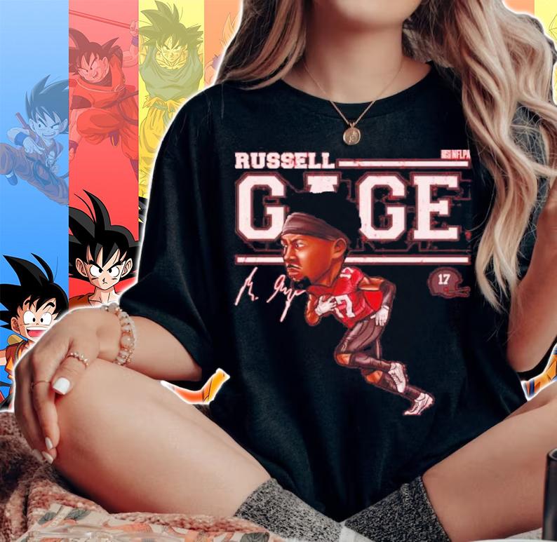Russell Gage Tampa Bay Cartoon Football Signature Shirt t-shirt woman shirt
