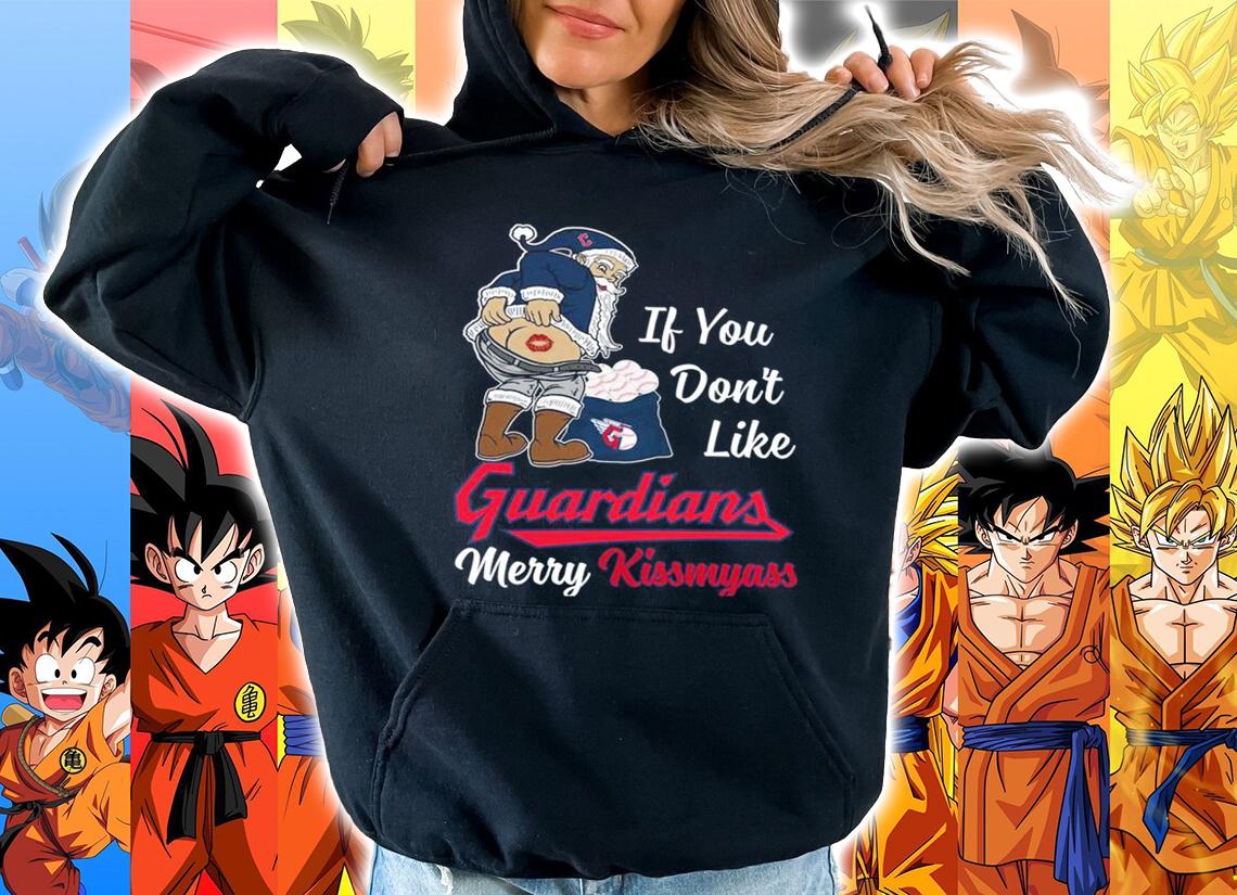Santa Claus If You Dont Like Cleveland Guardians Merry Kissmyass Christmas t-shirt hoodie
