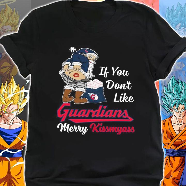 Santa Claus If You Dont Like Cleveland Guardians Merry Kissmyass Christmas t-shirt shirt