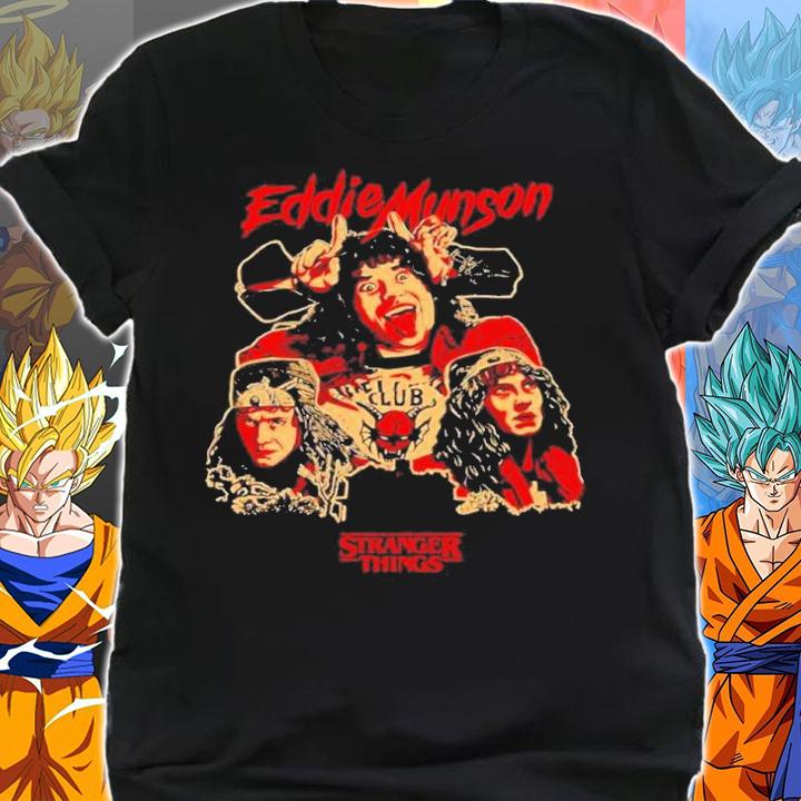 Stranger Things Eddie Munson Joseph Quinn Characters Shirt t-shirt shirt