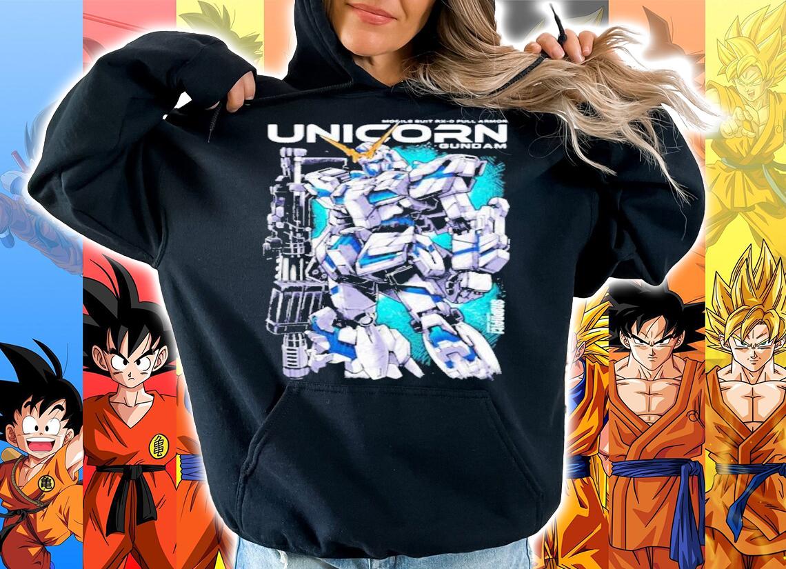 Unicorn Gundam RX-0 Full Armor Shirt t-shirt hoodie