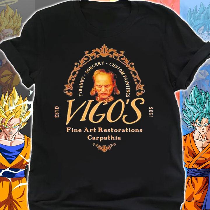 Vigo's Fine Art Restorations shirt t-shirt shirt