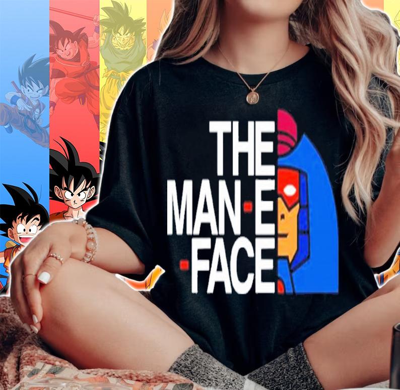 The Man-E-Faces The North Face t-shirt woman shirt