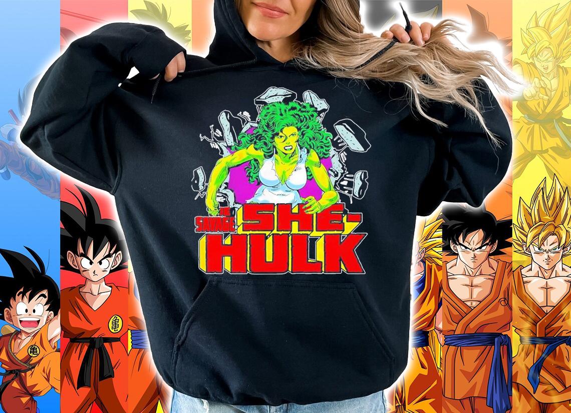 The Savage She Hulk Retro Comic T-Shirt t-shirt hoodie