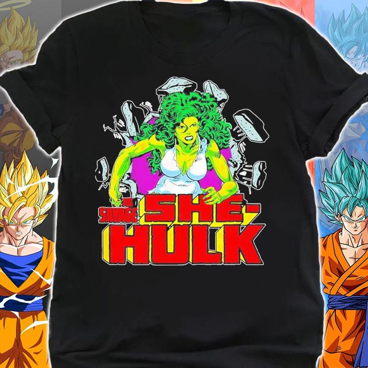 The Savage She Hulk Retro Comic T-Shirt t-shirt shirt
