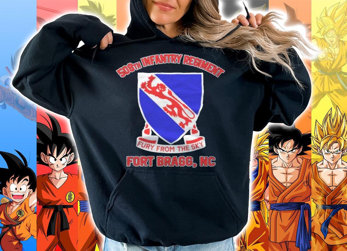 508th infantry regiment fury from the sky fort bragg NC shirt t-shirt hoodie