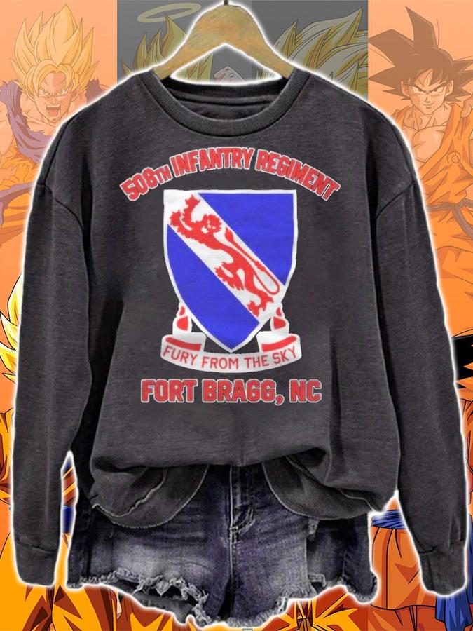 508th infantry regiment fury from the sky fort bragg NC shirt t-shirt sweatshirt