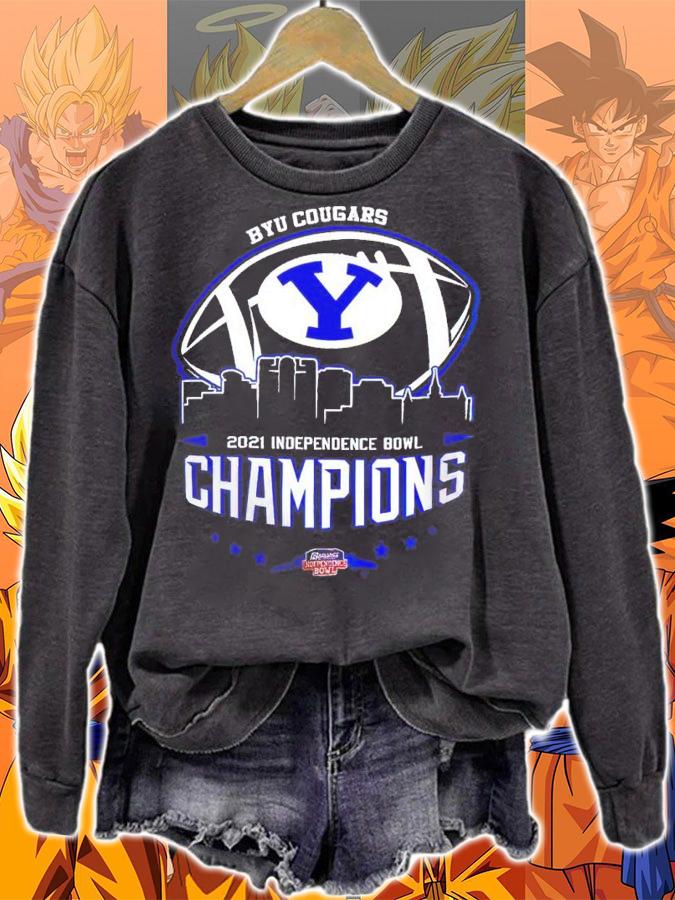 2021 Independence Bowl Champions NCAA Graphic BYU Cougars shirt t-shirt sweatshirt