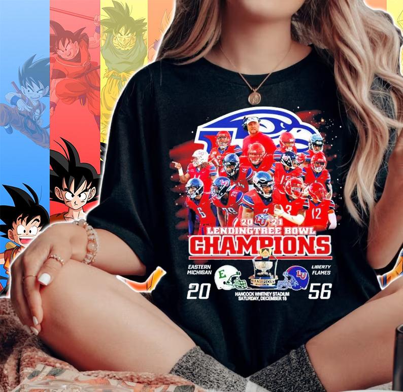 2021 Lendingtree Bowl Eastern Michigan Eagles 20 Vs Liberty Flames 56 Shirt t-shirt woman shirt