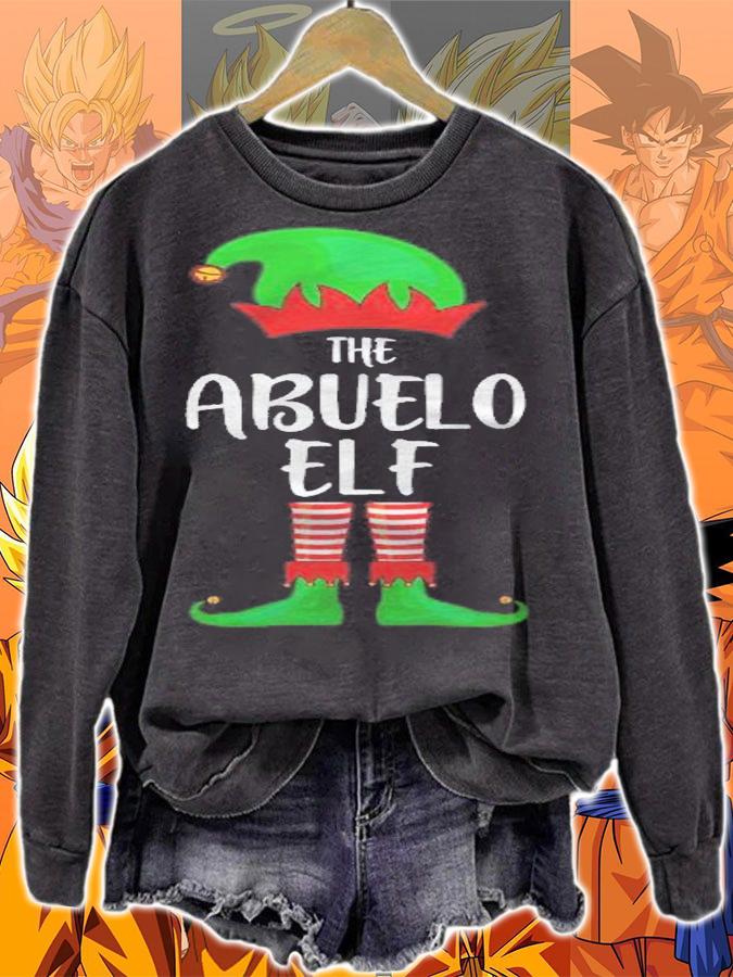 Abuelo Elf Christmas Party Matching Family Group Pj Shirt t-shirt sweatshirt