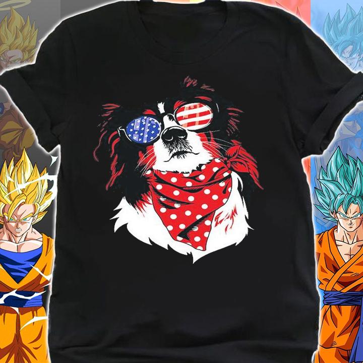 Australian Shepherd 4th Of July Shirt Aussie American Flag T-Shirt t-shirt shirt