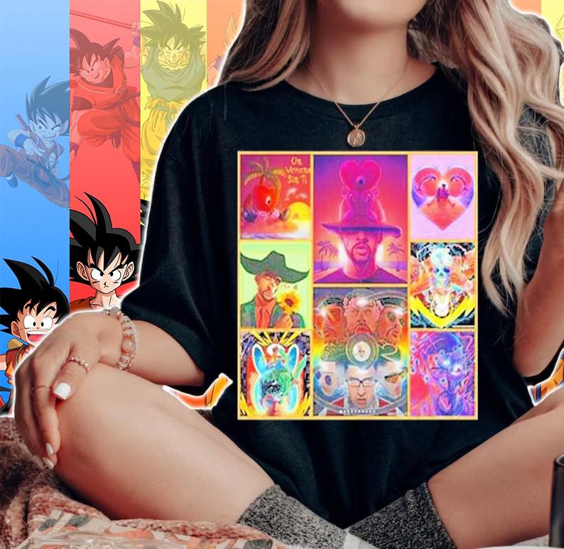 Bad Bunny Un Verano Sin Ti Style Art T-Shirt t-shirt woman shirt