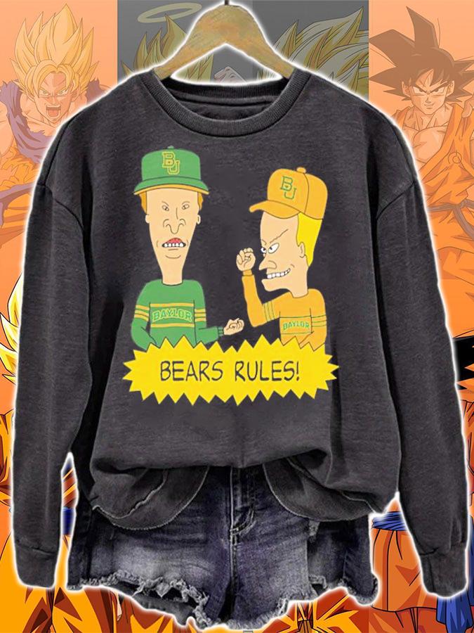 Beavis and Butt-Head Baylor Bears Rules NCAA T-Shirt t-shirt sweatshirt