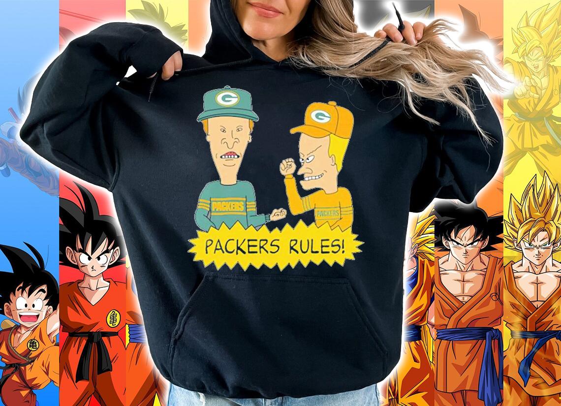 Beavis and Butt-Head Green Bay Packers Rules NFL T-Shirt t-shirt hoodie