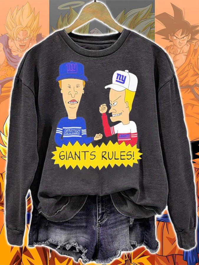 Beavis and Butt-Head New York Giants Rules NFL T-Shirt t-shirt sweatshirt