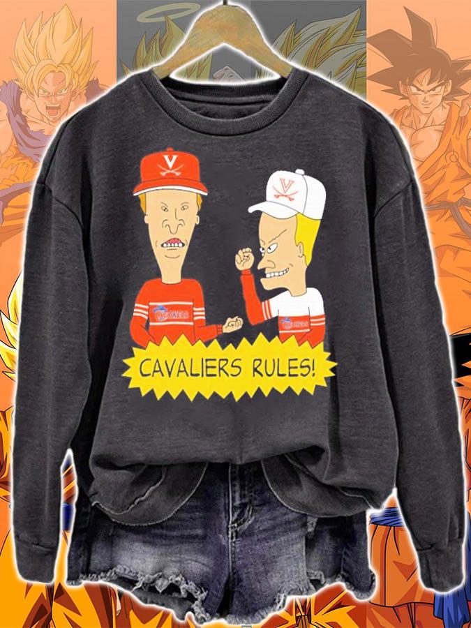 Beavis and Butt-Head Virginia Cavaliers Rules NCAA T-Shirt t-shirt sweatshirt
