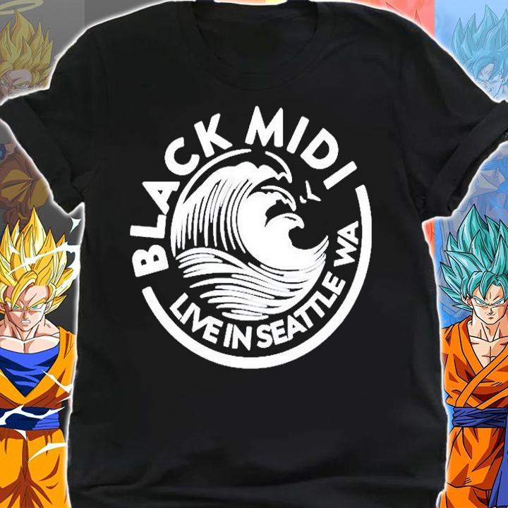 Black Midi Live In Seattle Wa t-shirt shirt