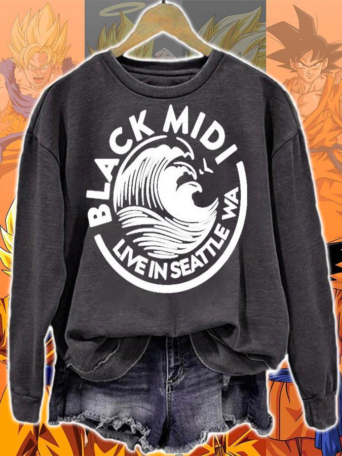 Black Midi Live In Seattle Wa t-shirt sweatshirt