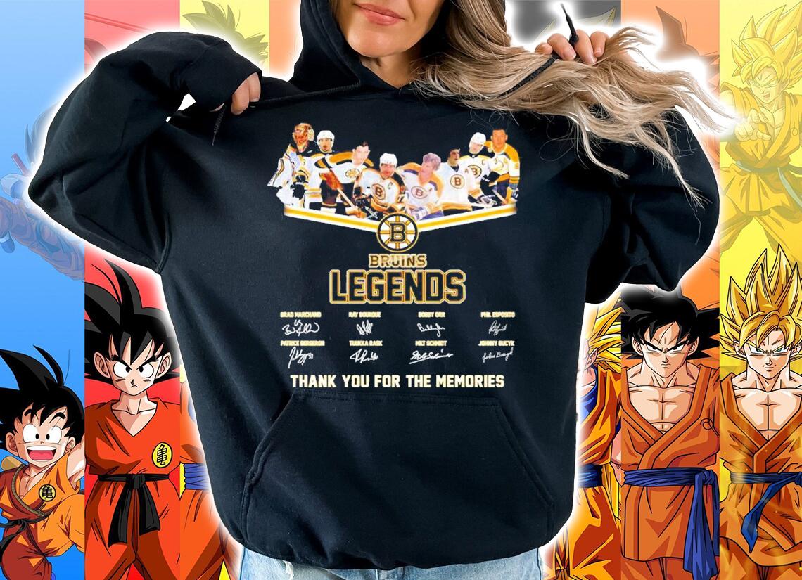 Boston Bruins Legends Signatures Thank You For The Memories Shirt t-shirt hoodie