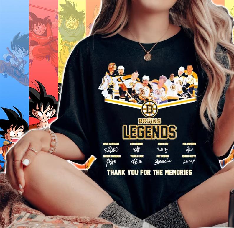 Boston Bruins Legends Signatures Thank You For The Memories Shirt t-shirt woman shirt