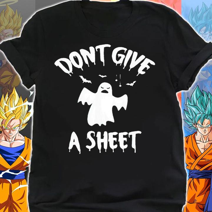 Don't give a sheet Ghost pun Halloween T-shirt t-shirt shirt
