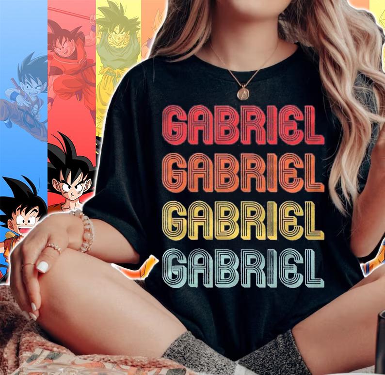 Gabriel Gift Name Personalized Funny Retro Vintage Shirt t-shirt woman shirt