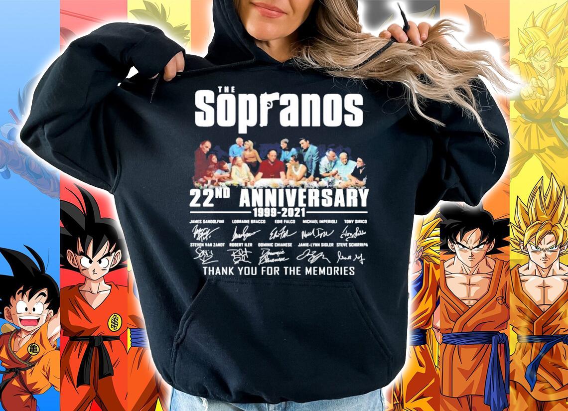 The Sopranos 22nd Anniversary 1999-2021 Signatures Shirt t-shirt hoodie