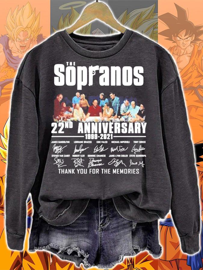 The Sopranos 22nd Anniversary 1999-2021 Signatures Shirt t-shirt sweatshirt