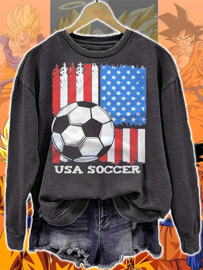 Usa Flag Soccer Team United States Funny Football Team Sport Shirt t-shirt sweatshirt