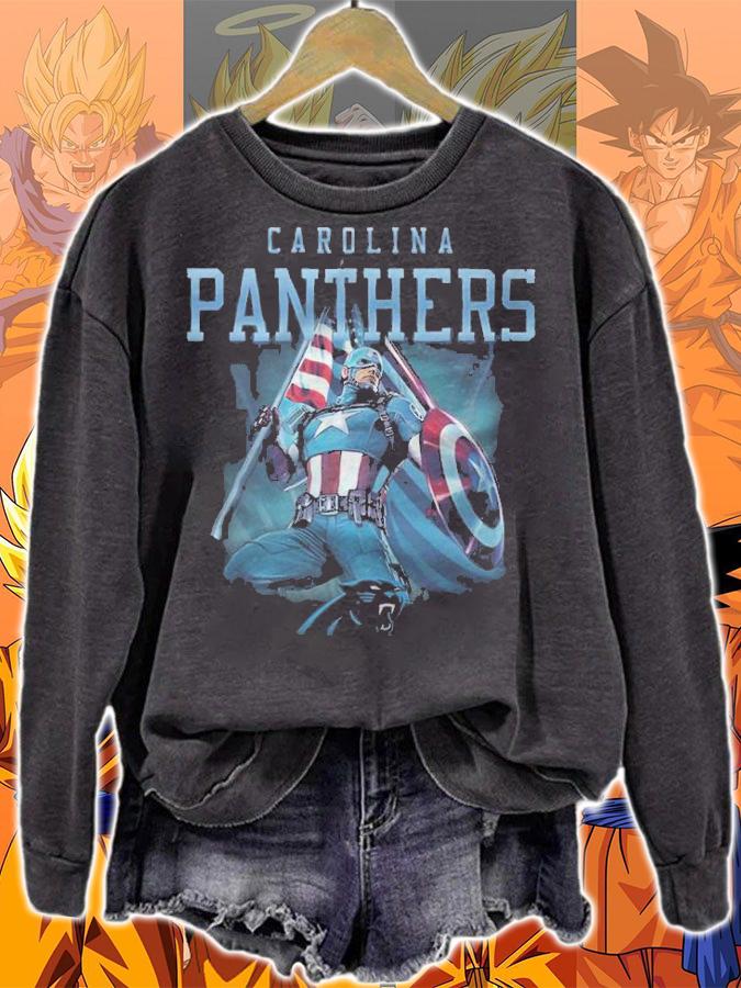 Carolina Panthers Chris Evans Captain America T-shirt t-shirt sweatshirt