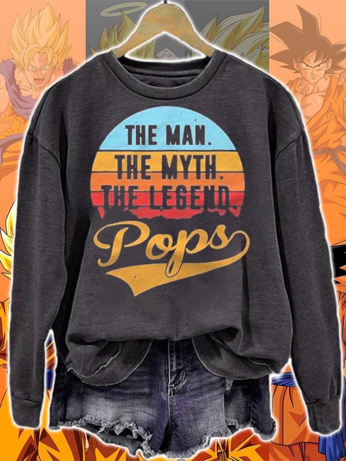 Funny Fathers Day Pops Retro Shirt t-shirt sweatshirt