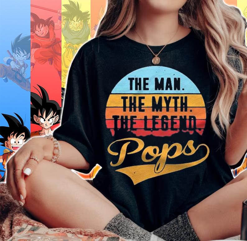 Funny Fathers Day Pops Retro Shirt t-shirt woman shirt
