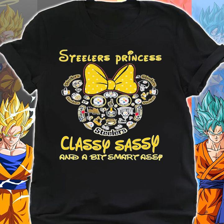 Minnie Mouse Pittsburgh Steelers Princess Classy Sassy And A Bit Smart Assy t-shirt shirt